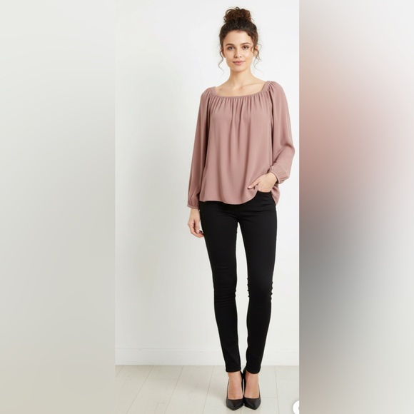 LOFT Tops - LOFT Dusty Pink Blouse